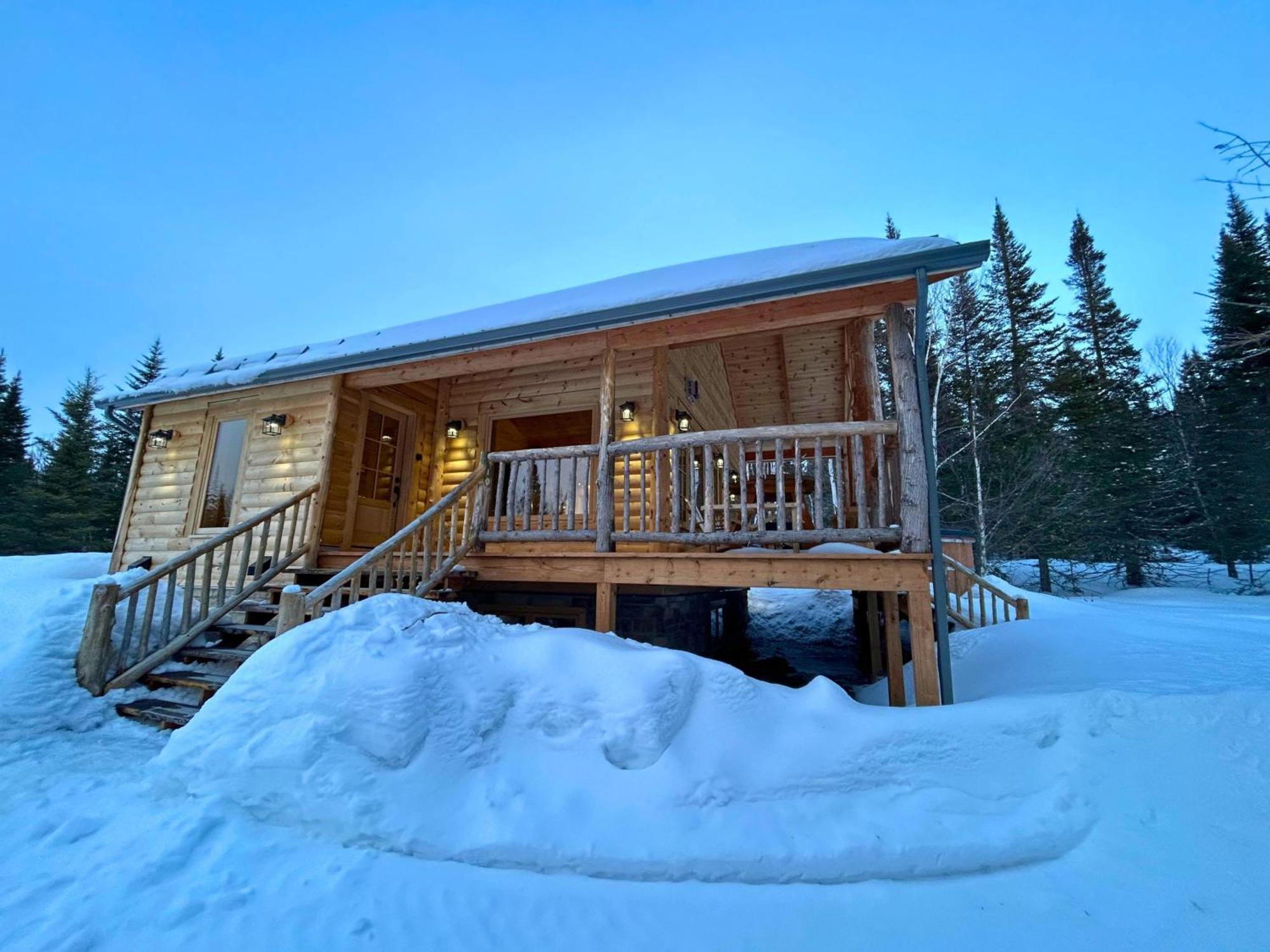 Les Chalets De Moh - Jacuzzi La Malbaie Exterior foto