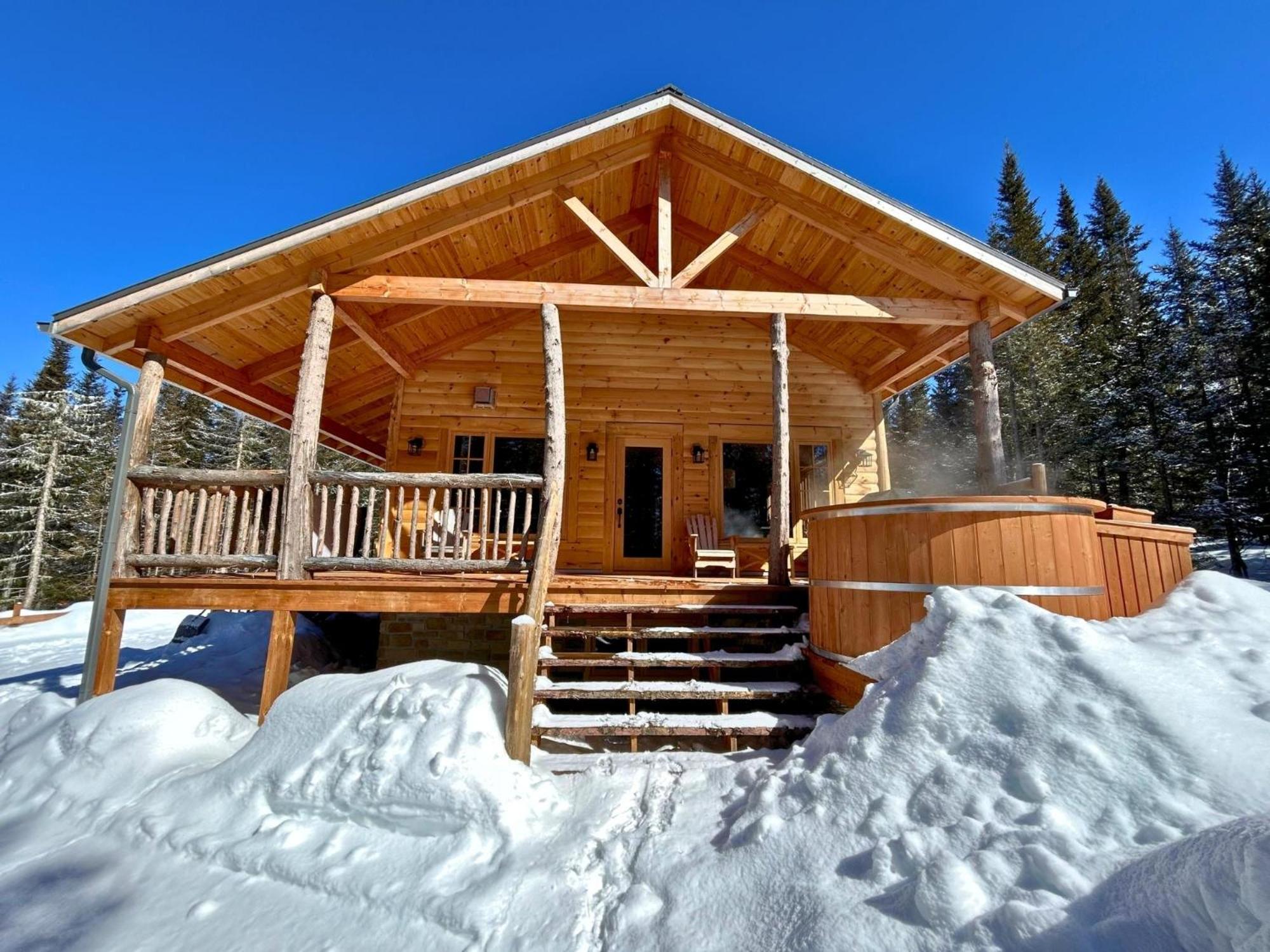 Les Chalets De Moh - Jacuzzi La Malbaie Exterior foto