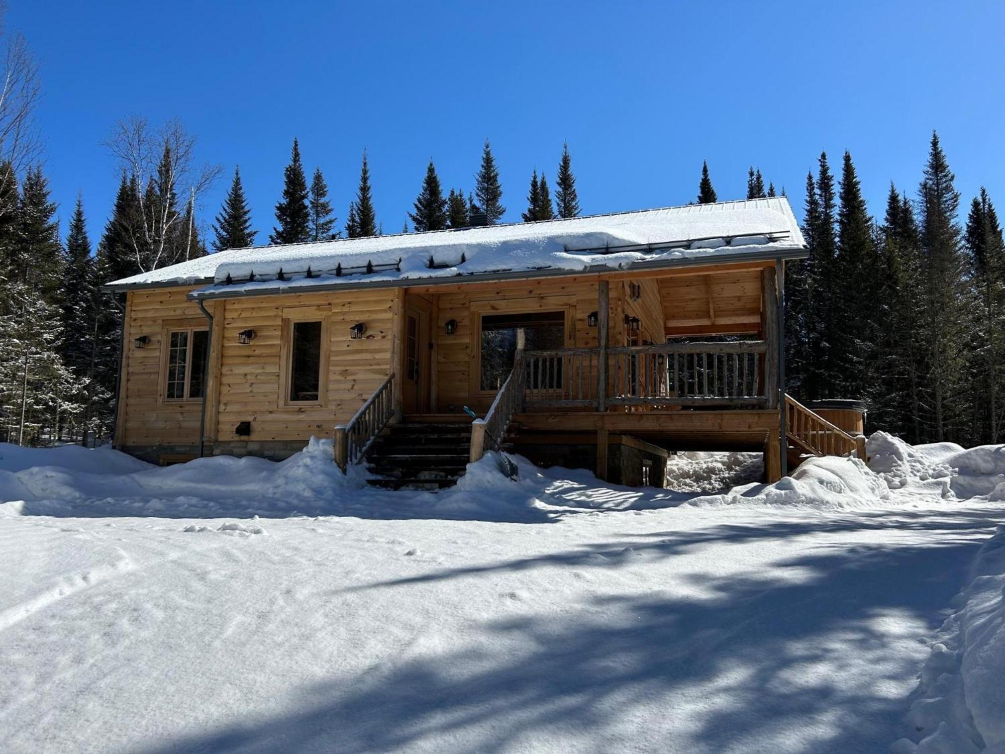 Les Chalets De Moh - Jacuzzi La Malbaie Exterior foto