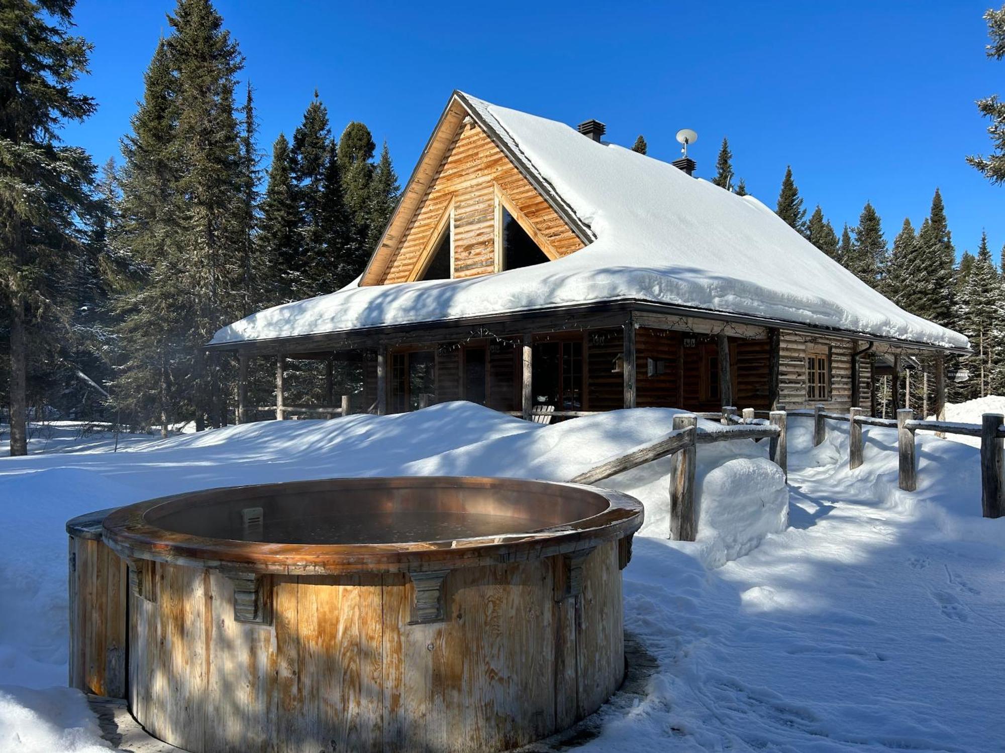 Les Chalets De Moh - Jacuzzi La Malbaie Exterior foto